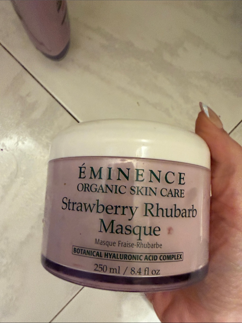 Eminence Strawberry Rhubarb Masque — Pro size used once.